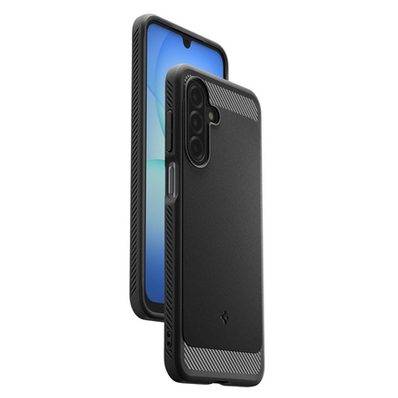 Spigen Rugged Armor - tok Samsung Galaxy A17 4G / 5G-hez (fekete)