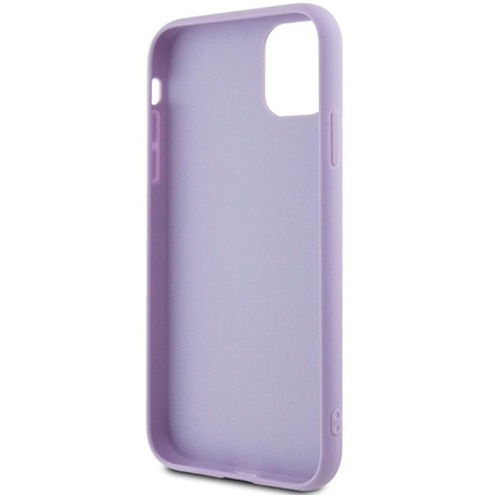 Guess Paillettenschrift Metall - iPhone 11 Hülle (lila)