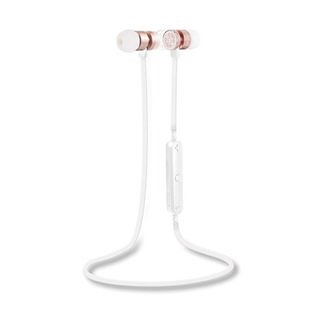 Guess Bluetooth-Kopfhörer - Bluetooth-Kopfhörer (Weiß/Hellrosa)