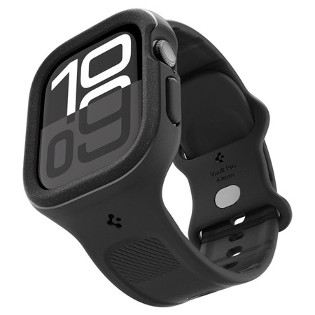 Spigen Vault Pro - Řemínek s pouzdrem pro Apple Watch 10 42 mm (Matně černý)