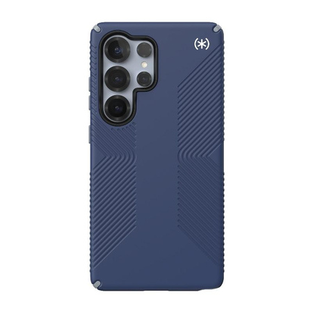 Speck Presidio2 Grip Magnet - Samsung Galaxy S25 Ultra MagSafe Case (Küstenblau/Staubgrau/Weiß)