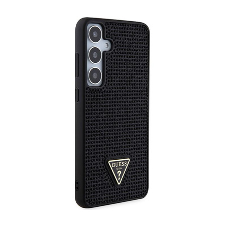 Guess Strass-Dreieck - Samsung Galaxy S24+ Tasche (schwarz)