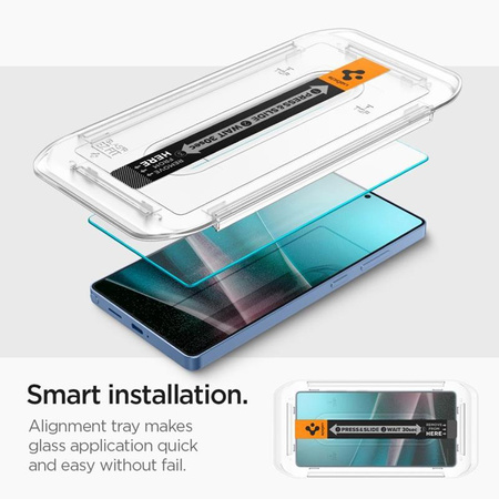 Spigen Glas.TR EZ Fit 2-Pack - Verre trempé pour Samsung Galaxy S25 Ultra (2 pièces)