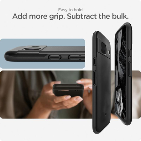 Spigen Thin Fit - Étui pour Google Pixel 8A (Noir)