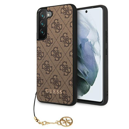 Guess 4G Charms Collection - Etui Samsung Galaxy S22 (brązowy)