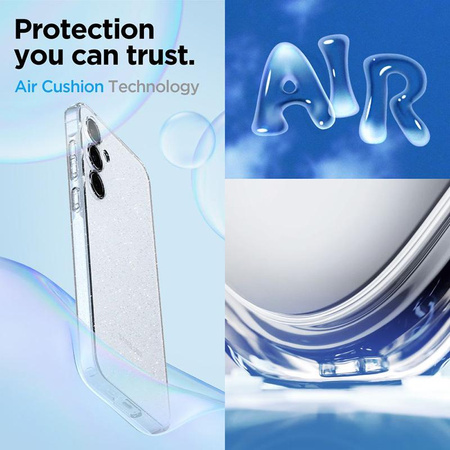 Spigen Liquid Crystal Glitter - Etui pour Samsung Galaxy A55 5G (Transparent)