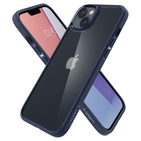 Spigen Ultra Hybrid - tok iPhone 14 készülékhez (sötétkék)