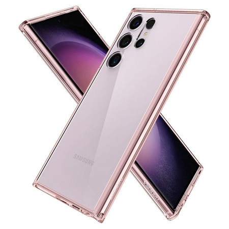 Spigen Ultra Hybrid - Gehäuse für Samsung Galaxy S23 Ultra (Rose Crystal)