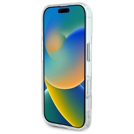 Karl Lagerfeld IML fém Choupette Head MagSafe - iPhone 16 tok (fehér)