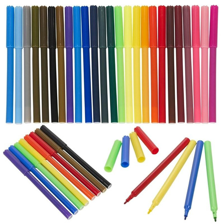 Topwrite - Set de marqueurs / stylos marqueurs / marqueurs 50 pcs.