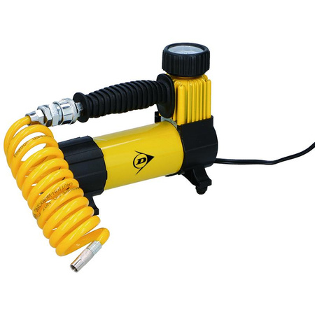 Dunlop - 12 V 100 Psi compressor, kit with hose and tips
