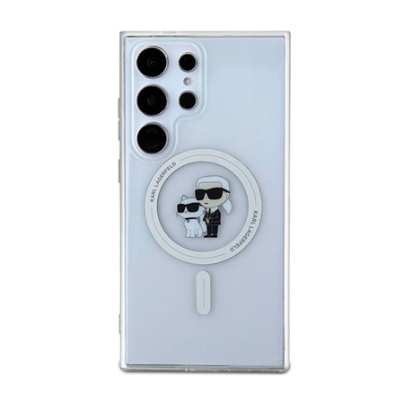 Karl Lagerfeld IML Karl & Choupette MagSafe - Samsung Galaxy S24 Ultra Tasche (Transparent)