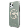 Guess Circle Glitter 4G - pouzdro pro iPhone 11 Pro Max (khaki)