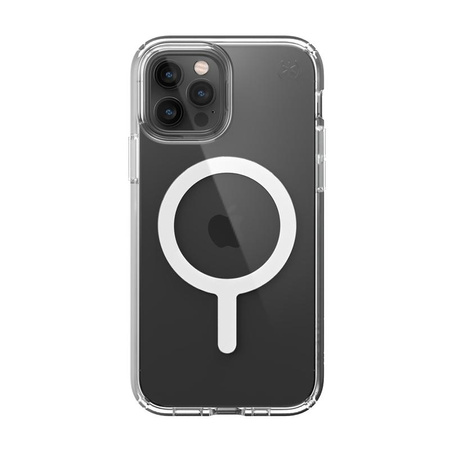 Speck Presidio Perfect-Clear + MagSafe - iPhone 12 / iPhone 12 Pro tok MICROBAN bevonattal (átlátszó)