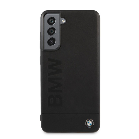 Bmw Leather Hot Stamp - Étui Samsung Galaxy S21 FE (noir)