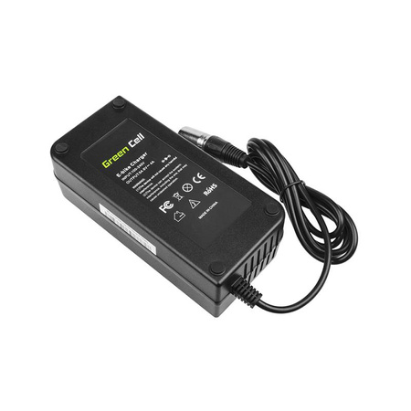 Green Cell - 54,6V 4A (XLR 3 PIN) nabíječka pro 48V baterie elektrokol