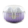 Guess Glitter Gradient - sluchátka TWS Bluetooth + nabíjecí pouzdro (fialové)