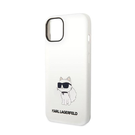 Karl Lagerfeld Silicone NFT Choupette - pouzdro pro iPhone 14 Plus (bílé)