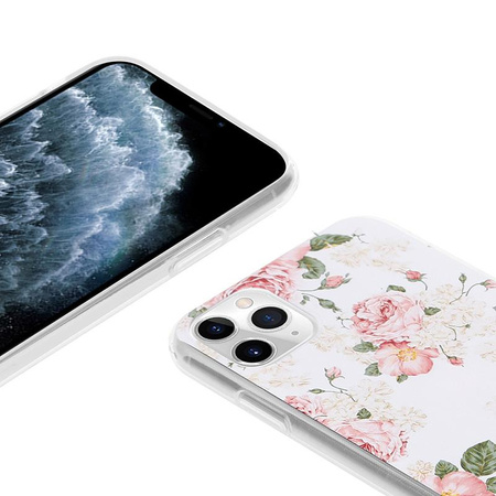 Kryt Crong Flower – kryt na iPhone 11 Pro (vzor 02)