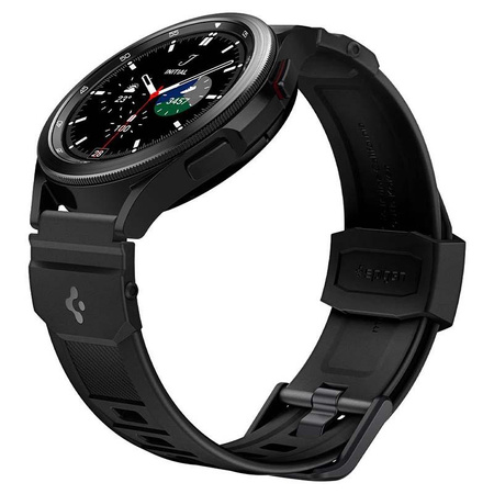 Spigen Rugged Band - Pasek do Samsung Galaxy 4 / 4 Classic / 5 / Active 2 / Huawei Watch  GT 2 42 mm (Czarny)