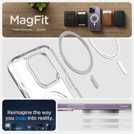 Spigen Ultra Hybrid MagSafe - Case for iPhone 14 Pro Max (Frost Clear)