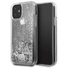 Guess Liquid Glitter Hearts - iPhone 11 Case (silver)