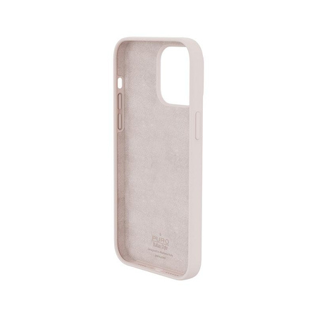 PURO ICON Cover - Pouzdro pro iPhone 14 Pro (pískově růžové)