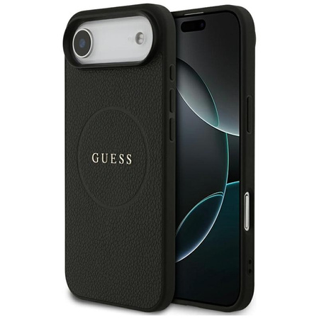 Guess Grained Ring MagSafe - Case iPhone Air (black)