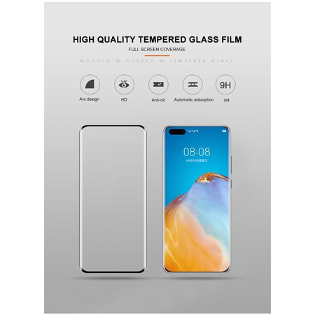 Mocolo 3D Glass Full Glue - Protective Glass for Huawei P40 Pro