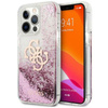 Guess Liquid Glitter 4G Big Logo - iPhone 13 Pro Max Case (pink)