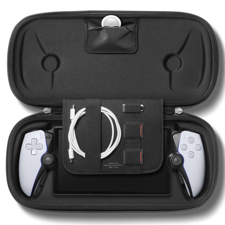 Spigen Klasden Pouch - Custodia per Sony PlayStation Portal (grigio antracite)