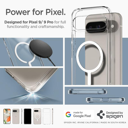 Spigen Ultra Hybrid OneTap Ring MagSafe - Gehäuse für Google Pixel 9 Pro (Weiß)