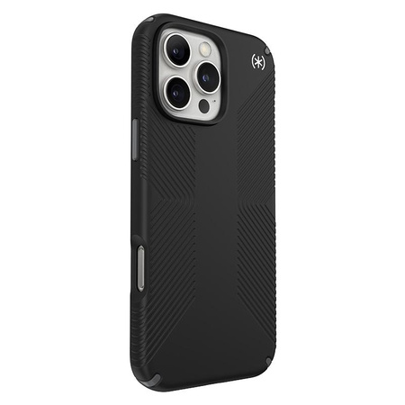 Speck Presidio2 Grip - Coque iPhone 16 Pro Max (Noir / Gris ardoise / Blanc)