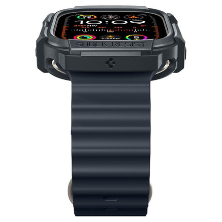 Spigen Rugged Armor - tok Apple Watch Ultra 1/2 49 mm-es órához (sötétszürke)