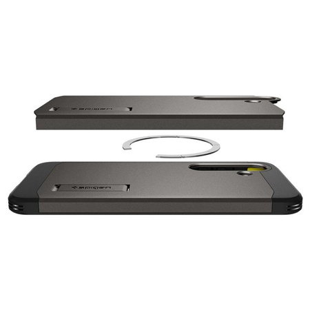 Spigen Tough Armor MagSafe - Gehäuse für Samsung Galaxy S25+ (Gunmetal)