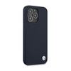 BMW Silicone Signature Logo Case pour iPhone 13 Pro Max (bleu foncé)