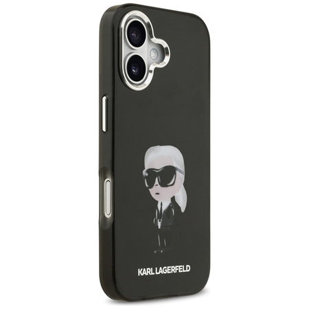 Karl Lagerfeld IML Aquarelle Karl & Logo MagSafe - Case iPhone 17 (Black)