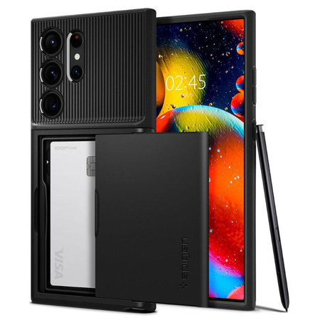 Spigen Slim Armor CS - tok Samsung Galaxy S23 Ultra (fekete)