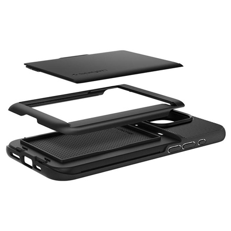 Spigen Slim Armor CS - tok iPhone 15 Pro készülékhez (fekete)