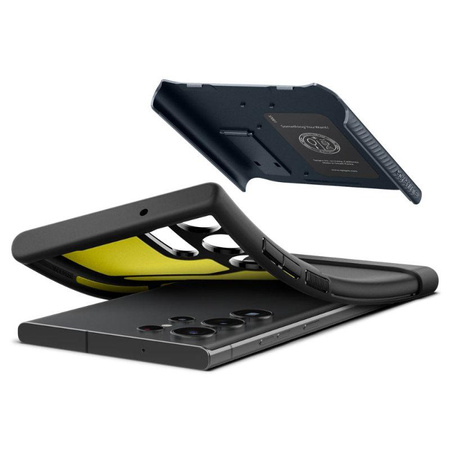 Spigen Slim Armor - pouzdro pro Samsung Galaxy S23 Ultra (Metal Slate)