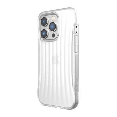 X-Doria Raptic Clutch - Étui biodégradable pour iPhone 14 Pro (testé en chute de 3 m) (transparent)