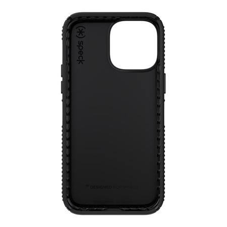 Speck Presidio2 Grip - Coque antidérapante pour iPhone 13 Pro Max / iPhone 12 Pro Max (Noir)