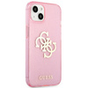 Guess Glitter 4G Big Logo - iPhone 13 mini case (pink)