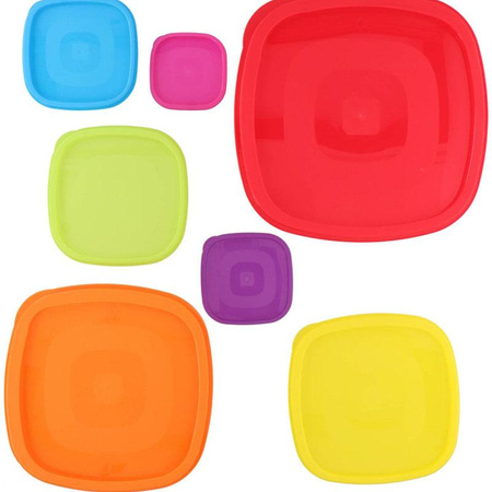 Set of 7 food storage containers