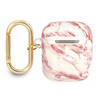 Guess Marble Strap - Airpods 1/2 gen Case (Pink)