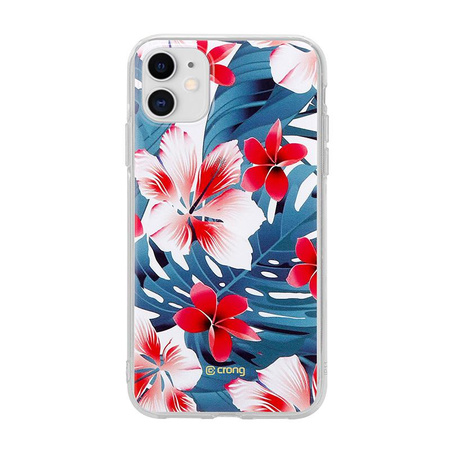 Crong Flower Case - iPhone 11 tok (minta 03)