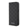 Karl Lagerfeld Saffiano Monogramm - iPhone 14 Pro Max Tasche (Schwarz)