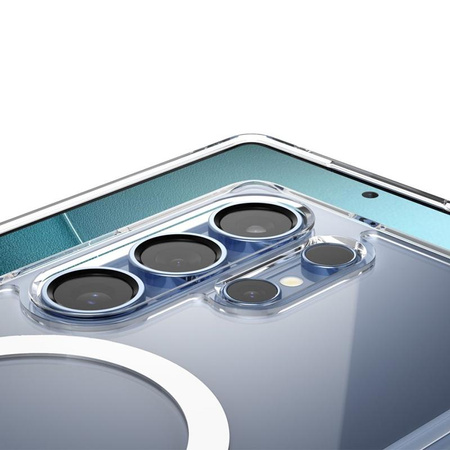 Spigen Ultra Hybrid Mag MagSafe - Hülle für Samsung Galaxy S25 Ultra (Clear White)