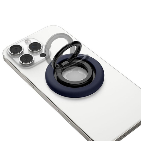 Spigen Nano Pop MagSafe telefongyűrű - Mágneses ujjtartó állvány funkcióval (Bluberry Navy)