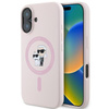 Karl Lagerfeld szilikon Karl & Choupette Ring MagSafe - iPhone 16 Plus tok (rózsaszín)